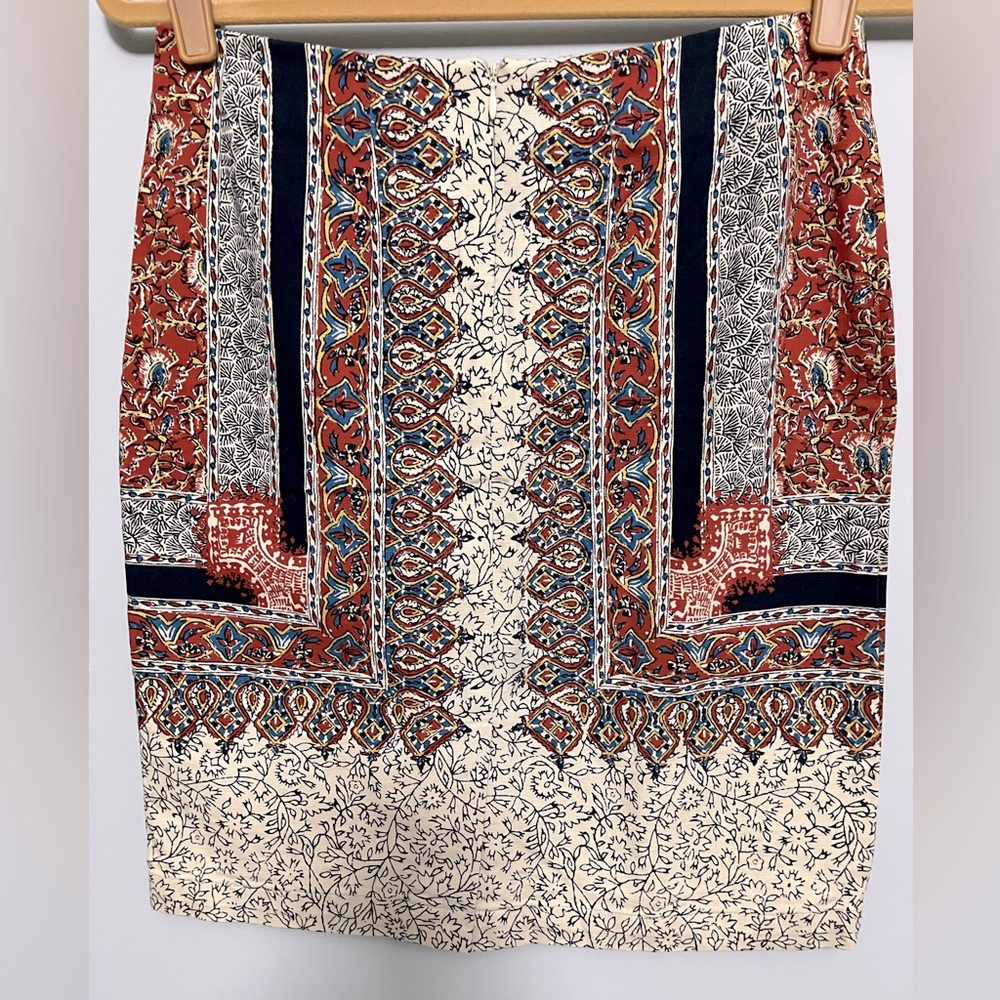 Lucky Brand western motif skirt in multi colors